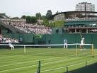 Play in progress on Court 7 at Wimbledon. Second day of the 2008 - via Daymix
