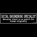 J!NX : Hacker Sticker - Social Engineering Sticker - Clothing ...