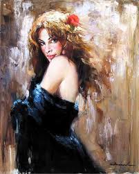 Andrew Atroshenko paintings illustration  Drawings  Women portrait