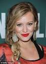 Fascinated: Hilary Duff was at