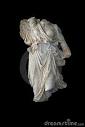 Stock Image: Statue of greek goddess Nike with path