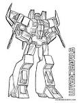 Transformers coloring page