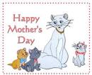 Printable MOTHERS DAY CARDS - Disney Cartoon Character Mothers.