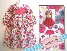 redpink floral | Jual Baju Muslim Anak � gamis anak perempuan ...