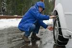 Winter weather prompts chain requirements travel warnings