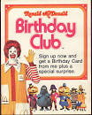 McDonald's Birthday Club 1975 | Flickr - Photo Sharing!