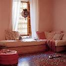 Moroccan-inspired room with patterned accessories | housetohome.