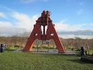 SJ7308 : Steam Hammer on the hill just east of Telford services - via Daymix