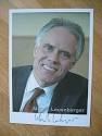 Schweizer Politiker Moritz Leuenberger - Autogramm!