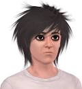 L Lawliet (Death Note) Sim By