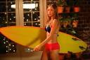Surfer Girl. Brooke Nevin as 'Michelle Fields' in a 'Blue Crush ...