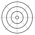 printable red circle shape