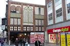 The Topshop mural. After Exeter was bombed in 1942, this section of High - via Daymix