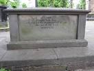 The tomb of Eliugh Yale is at the west end of St Giles' church near the - via Daymix