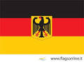 Federal-Republic-Germany flag sticker to buy, sticker.