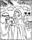 Condiments coloring page