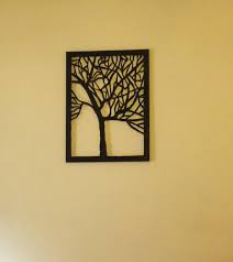 Amazing DIY canvas tree cut-out (wall art home decor idea) - YouTube