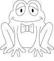 Frog coloring page