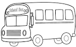 School Bus coloring page