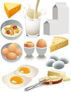 Dairy products. Vector Illustration (.ai) | Vector