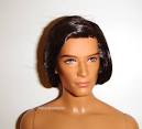 Nude Ken Handsome Brunette Hair Male Model Muse Doll b5