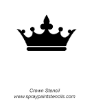 Crown Stencil