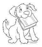 Dog coloring page