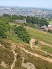 Seen from the eastern slopes below SJ8557 : Mow Cop Castle. - via Daymix