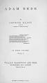 Adam Bede - Wikipedia, the free encyclopedia