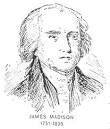 Print James Madison Test - bicolr35