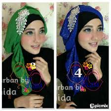 Turban Pesta Cantik Sufya Syahida | Grosir Jilbab Murah