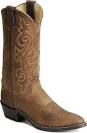 Justin Men's Bay Apache Leather Cowboy Boots - Medium Toe