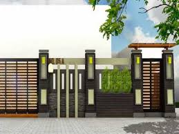 contoh pagar rumah minimalis dari batu alam paling diminati trend ...