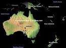 Oceania Map, Australasia