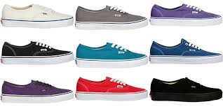 Vans Authentic All 15 Colors All Sizes Canvas Mens Boys Women Girl ...