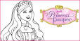 Barbie Princess coloring page