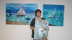 Malerin Nicole Röhlen ist fasziniert vom Leben am Meer