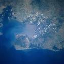 Satellite Image, Photo of Gulf of Fonseca and Consiguina Volcano ...