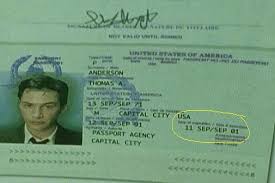 MATRIX (PASAPORTE DE NEO) AÑO DE LA PELICULA 1999