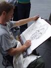 NT2573 : Street Cartoonist on the Royal Mile, Edinburgh - via Daymix