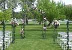 Simple Garden Wedding Decorations With White Rose Outdoor Wedding ...