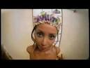 Nina takes a shower