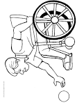 Athletes with Disabilities coloring page