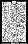 mosaic coloring page