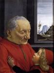 An Old Man with a Child (1490,