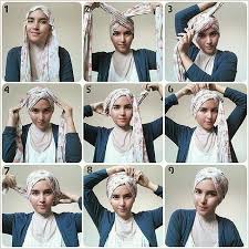 Hijab Tutorial dengan Paris....Simple dan Trendy, di coba mariii ...