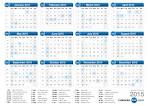 January 2015 Calendar