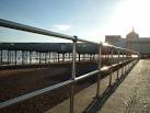 SX9472 : Stainless Steel Railings and the Pier, Teignmouth - via Daymix