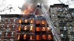 New York City Firefighters Battle Blaze After Massive Explosion.