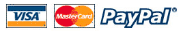 Pay with Mastercard, Visa, or Paypal